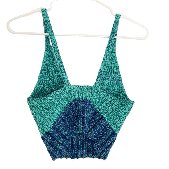 Free People Intimately Here All Day Knit Bralette Blue - Picture 2 of 4